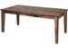 Table à manger bois de manguier marron et métal noir Engal 180 cm - Photo n°1