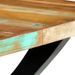 Table à manger bois de récupération et pieds métal noir en X courbé Ledor 180 cm - Photo n°4