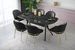 Table à manger bois effet marbre noir Kibona 180 cm - Photo n°5