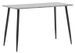 Table à manger bois gris béton et pieds métal noir Azkar 120 cm - Photo n°1