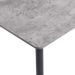 Table à manger bois gris béton et pieds métal noir Azkar 140 cm - Photo n°4