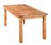 Table à manger bois massif clair Colonial - Photo n°1