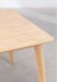 Table à manger carrée bois d'hévéa naturel Kise 100 cm - Photo n°4