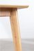 Table à manger carrée bois d'hévéa naturel Kise 100 cm - Photo n°5