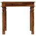 Table à manger carrée rustique bois de sesham massif Pika 80 cm - Photo n°2