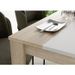 Table a manger de 4 personnes - Décor chene et blanc mat - ELÄMÄ - L 120 x l 80 cm - Photo n°4