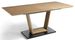 Table à manger design extensible bois de chêne et métal noir Tirano 150 à 190 cm - Photo n°1