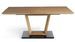Table à manger design extensible bois de chêne et métal noir Tirano 150 à 190 cm - Photo n°6