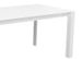Table à manger design extensible verre teinté blanc et pieds métal blanc Mikale 140 à 190 cm - Photo n°4
