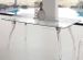 Table à manger design transparent Modina 180 cm - Photo n°1