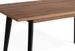 Table à manger en bois marron et pieds bois noir Kalieto 160 cm - Photo n°4