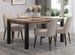 Table à manger en bois et pieds en acier noir Adeline L 160 cm - Photo n°2