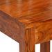 Table à manger et 6 Chaises bois d'acacia acier inoxydable Lavina - Photo n°5