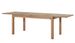 Table à manger extensible 160 à 250 cm en bois de chêne rustique Manky - Photo n°2