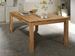 Table à manger extensible carrée en bois de chêne massif naturel 120 à 180 cm Loka - Photo n°8