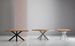 Table à manger industrielle Kunia – Plateau chêne massif clair et pieds métal noir - Photo n°4