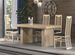 Table à manger moderne rectangulaire chêne clair Italino 160 cm - Photo n°2