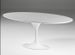 Table à manger ovale bois blanc et pied métal 200 cm - Photo n°2