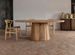 Table à manger ovale bois massif Kezah 200 cm - Photo n°3