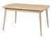 Table à manger rectangulaire 120 cm en chêne massif blanchi Kundy - Photo n°1