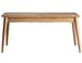Table à manger rectangulaire à rallonge bois massif de Mindi Nyry 160/220 cm - Photo n°2