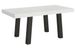Table à manger rectangulaire blanc et pieds métal anthracite Bidy 180 cm - Photo n°1