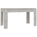 Table à manger rectangulaire bois gris béton Modra 140 cm - Photo n°2