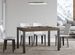 Table à manger rectangulaire bois foncé et métal anthracite Evy 180 cm - Photo n°2