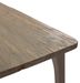 Table à manger rectangulaire bois massif gris voilé 180 cm - Photo n°2