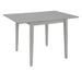Table à manger rectangulaire extensible bois et hévéa massif gris Linkeo - Photo n°1