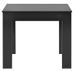 Table console extensible carrée noir brillant 90/133/175 cm Lamio - Photo n°4