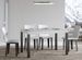 Table à manger rectangulaire frêne blanc et métal anthracite Evy 160 cm - Photo n°2