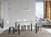 Table à manger rectangulaire frêne blanc et métal anthracite Evy 180 cm - Photo n°4