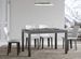 Table à manger rectangulaire gris béton et métal anthracite Evy 180 cm - Photo n°2