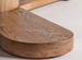 Table à manger ronde bois de chêne et pierre noir Rubha 150 cm - Photo n°5