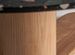 Table à manger ronde bois de chêne et pierre noir Rubha 150 cm - Photo n°6