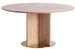 Table à manger ronde bois de chêne et pierre rouge Louwa 150 cm - Photo n°1