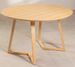 Table à manger ronde bois de Frêne clair Karene 120 cm - Photo n°1