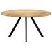 Table à manger ronde bois de manguier et fer noir Fog 150 cm - Photo n°4