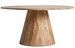 Table à manger ronde bois massif Kezah 120 cm - Photo n°1
