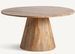 Table à manger ronde bois massif Kezah 150 cm - Photo n°2