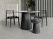 Table à manger ronde bois plissé et marbre 120 cm José Manuel Ferrero d’Estudi - Photo n°7