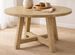 Table à manger ronde en bois de teck LONDA Ø140 cm - Photo n°1