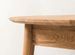 Table à manger ronde extensible 100 à 130 cm en bois de chêne massif Kundy - Photo n°7