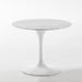 Table à manger ronde marbre blanc Ravies D 90 cm - Photo n°1