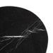 Table à manger ronde marbre noir et fibre de verre Ravies D 90 cm - Photo n°2