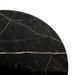 Table à manger ronde moderne marbre noir Ravies D 120 cm - Photo n°2