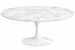 Table à manger ronde TULIPE - Plateau en marbre – Pied central en métal – Pied central en aluminium – Fabrication italienne haut de gamme - Photo n°1