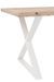 Table à manger zigzag en bois naturel blanc Dupond L 200 cm - Photo n°5