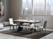 Table à rallonges 6 à 20 places bois blanc avec un cadre et des pieds acier gris foncé 160 à 420 cm Borys - Photo n°2